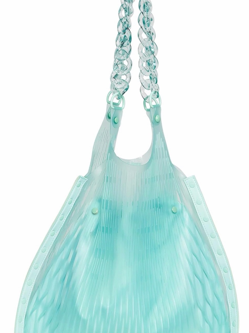 Steve Madden Laser Cut Out Bag Aqua Brand New With Tag